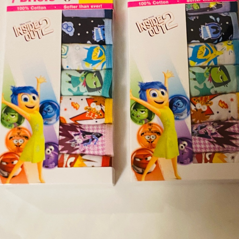 Inside Out 2 Character Size 8 Underwear